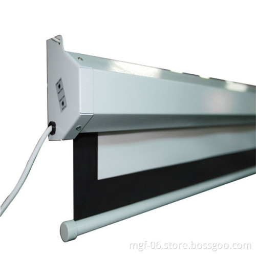 Hexagon steel casing projector screen fabric
